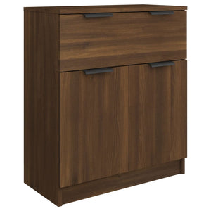 vidaXL 3 Piece Sideboards Brown Oak Engineered Wood