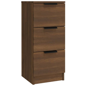 vidaXL Sideboards 3 pcs Brown Oak Engineered Wood