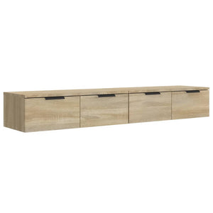 vidaXL Wall Cabinets 2 pcs Sonoma Oak 68x30x20 cm Engineered Wood