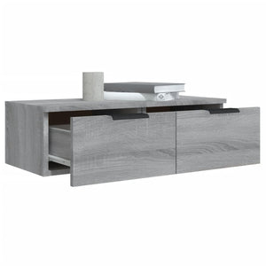 vidaXL Wall Cabinets 2 pcs Grey Sonoma 68x30x20 cm Engineered Wood