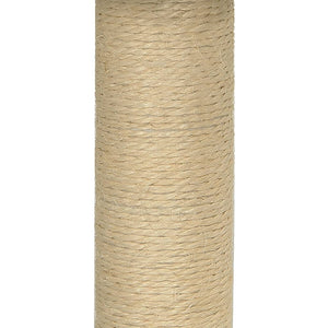 vidaXL Cat Tree with Sisal Scratching Post Cream 74 cm