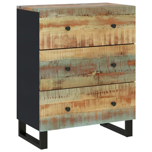 vidaXL Sideboard 60x33x75 cm Solid Wood Reclaimed