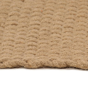 vidaXL Rug Rectangular Natural 80x160 cm Jute