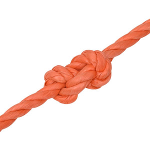 vidaXL Work Rope Orange 10 mm 50 m Polypropylene