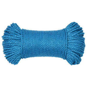 vidaXL Work Rope Blue 3 mm 500 m Polypropylene