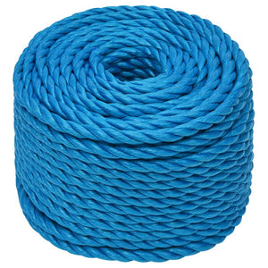 vidaXL Work Rope Blue 10 mm 25 m Polypropylene