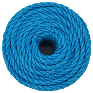 vidaXL Work Rope Blue 12 mm 50 m Polypropylene