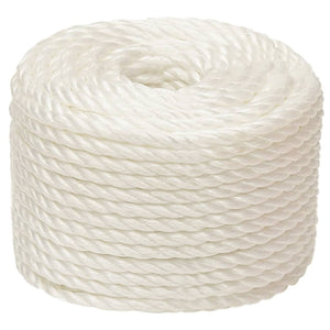 vidaXL Work Rope White 14 mm 50 m Polypropylene