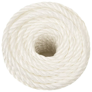 vidaXL Work Rope White 24 mm 25 m Polypropylene