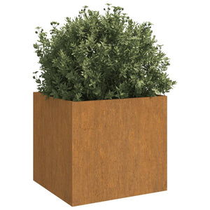 vidaXL Planter 32x30x29 cm Corten Steel