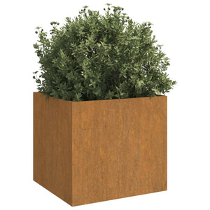 vidaXL Planter 49x47x46 cm Corten Steel