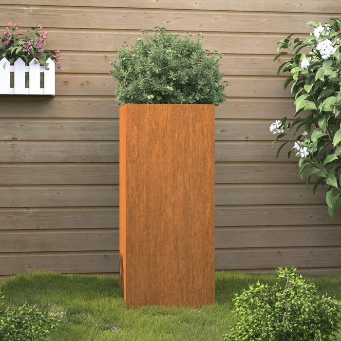 vidaXL Planter 32x29x75 cm Corten Steel