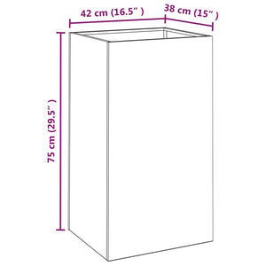 vidaXL Planter 42x38x75 cm Corten Steel