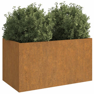 vidaXL Planter 62x40x39 cm Corten Steel