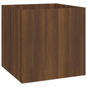 vidaXL Hallway Furniture Set Brown Oak Engineered Wood