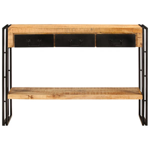 vidaXL Console Table 110x30x76 cm Solid Wood Mango