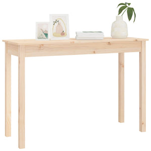 vidaXL Console Table 110x40x75 cm Solid Wood Pine