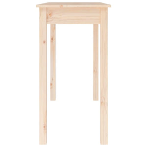 vidaXL Console Table 110x40x75 cm Solid Wood Pine