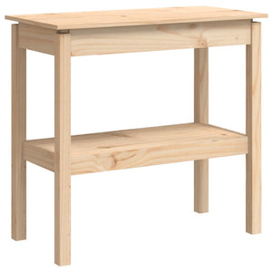 vidaXL Console Table 80x40x75 cm Solid Wood Pine