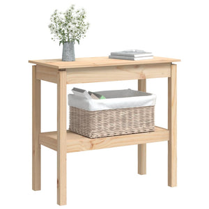 vidaXL Console Table 80x40x75 cm Solid Wood Pine