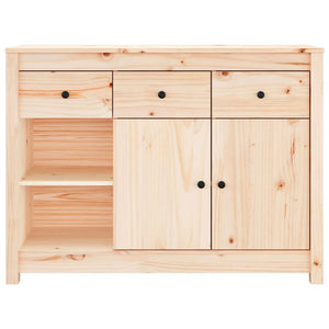 vidaXL Sideboard 100x35x74 cm Solid Wood Pine