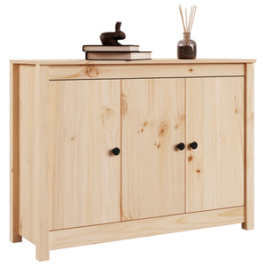 vidaXL Sideboard 100x35x74 cm Solid Wood Pine