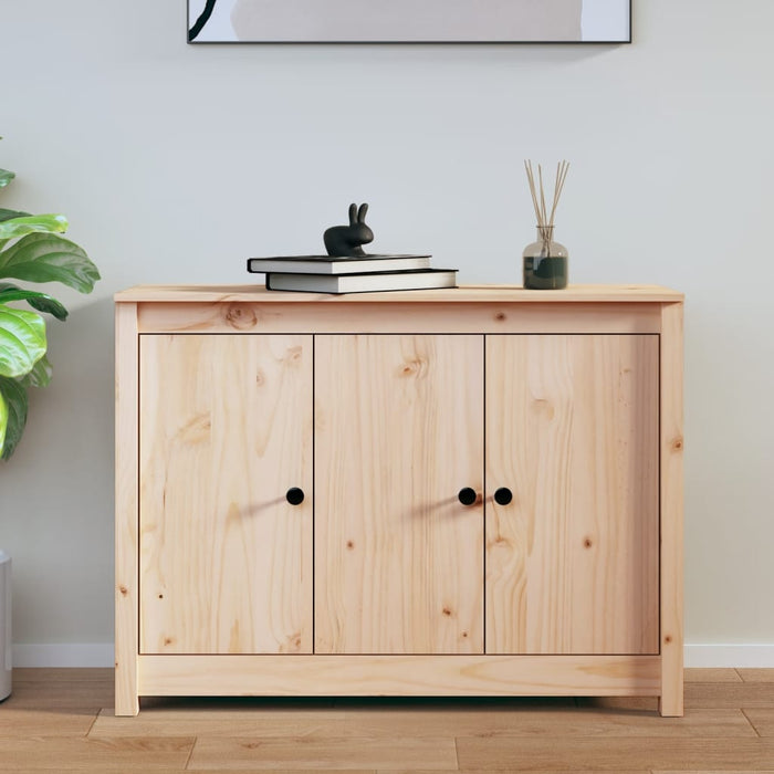 vidaXL Sideboard 100x35x74 cm Solid Wood Pine