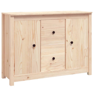 vidaXL Sideboard 100x35x74 cm Solid Wood Pine