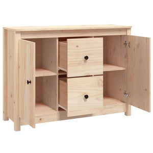 vidaXL Sideboard 100x35x74 cm Solid Wood Pine