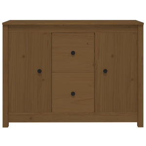 vidaXL Sideboard Honey Brown 100x35x74 cm Solid Wood Pine