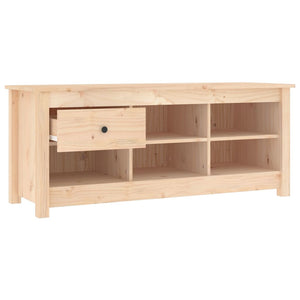 vidaXL Shoe Cabinet 110x38x45.5 cm Solid Wood Pine