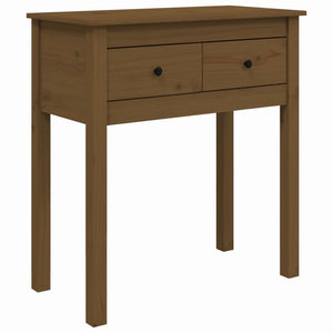 vidaXL Console Table Honey Brown 70x35x75 cm Solid Wood Pine