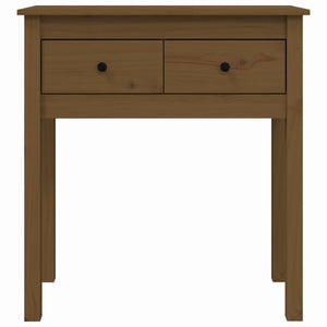 vidaXL Console Table Honey Brown 70x35x75 cm Solid Wood Pine