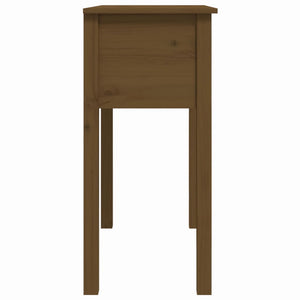 vidaXL Console Table Honey Brown 70x35x75 cm Solid Wood Pine