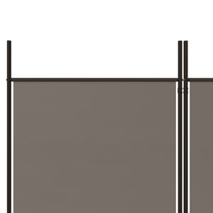 vidaXL 3-Panel Room Divider Anthracite 150x200 cm Fabric