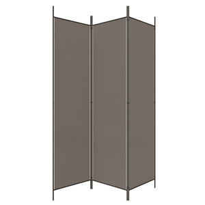 vidaXL 3-Panel Room Divider Anthracite 150x220 cm Fabric