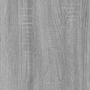 vidaXL Book Cabinet Grey Sonoma 100x33x70.5cm Engineered Wood and Steel