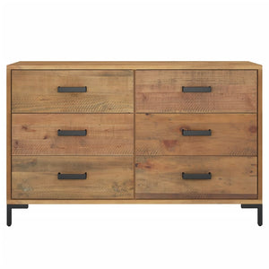 vidaXL Sideboard Brown 110x35x70 cm Solid Pinewood