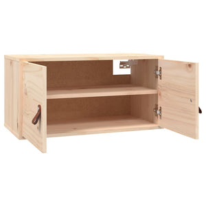 vidaXL Wall Cabinet 60x30x30 cm Solid Wood Pine