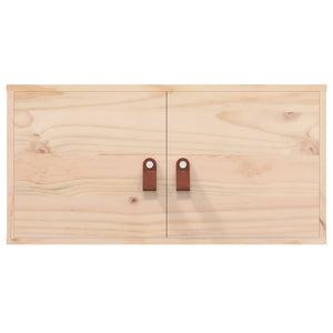 vidaXL Wall Cabinets 2 pcs 60x30x30 cm Solid Wood Pine