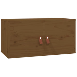 vidaXL Wall Cabinets 2 pcs Honey Brown 60x30x30 cm Solid Wood Pine