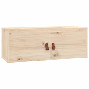 vidaXL Wall Cabinet 80x30x30 cm Solid Wood Pine