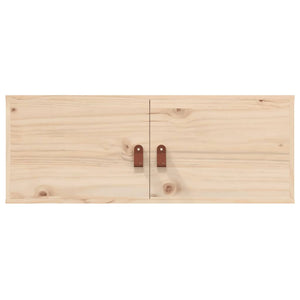 vidaXL Wall Cabinet 80x30x30 cm Solid Wood Pine