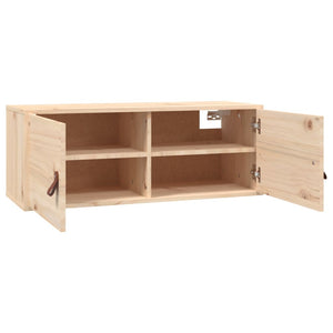 vidaXL Wall Cabinet 80x30x30 cm Solid Wood Pine