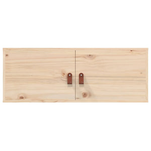 vidaXL Wall Cabinets 2 pcs 80x30x30 cm Solid Wood Pine