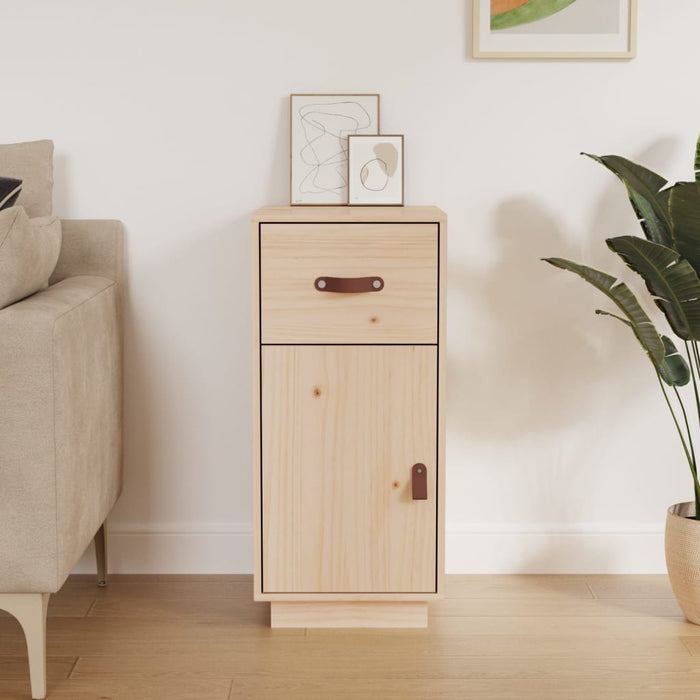 vidaXL Sideboard 34x40x75 cm Solid Wood Pine