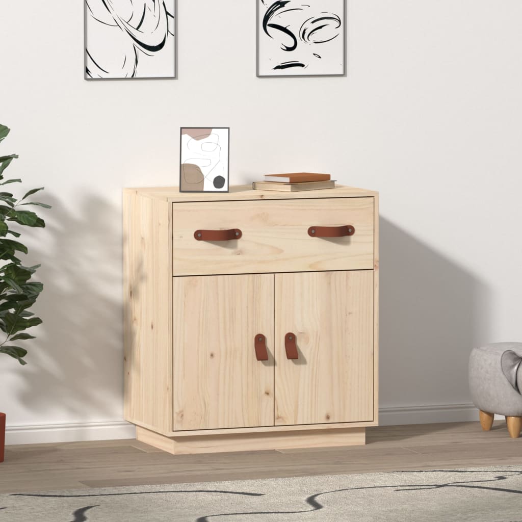 vidaXL Sideboard 65.5x40x75 cm Solid Wood Pine