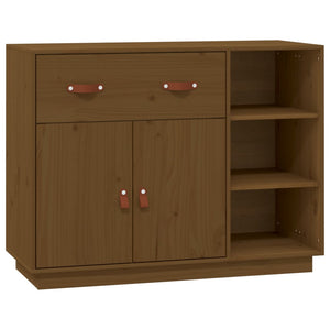 vidaXL Sideboard Honey Brown 98.5x40x75 cm Solid Wood Pine