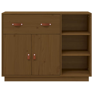 vidaXL Sideboard Honey Brown 98.5x40x75 cm Solid Wood Pine