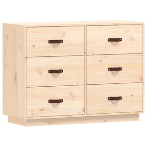 vidaXL Sideboard 100x40x75 cm Solid Wood Pine